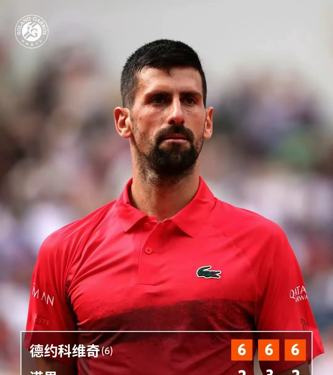 关于世界网球队轻取意大利网球队，德约科维奇统治全场的信息