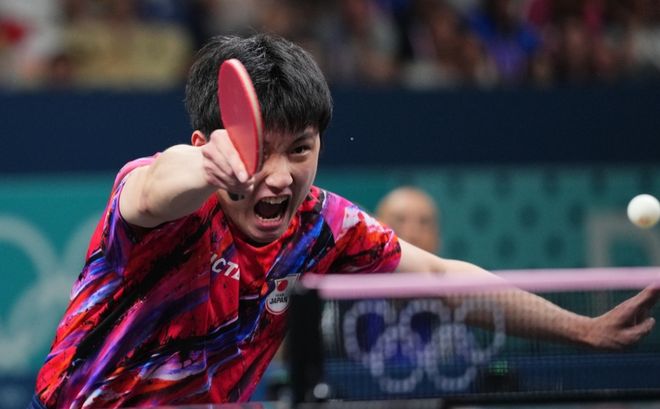 德国乒乓球队逆转瑞典乒乓球队，张本智和爆发神勇的简单介绍